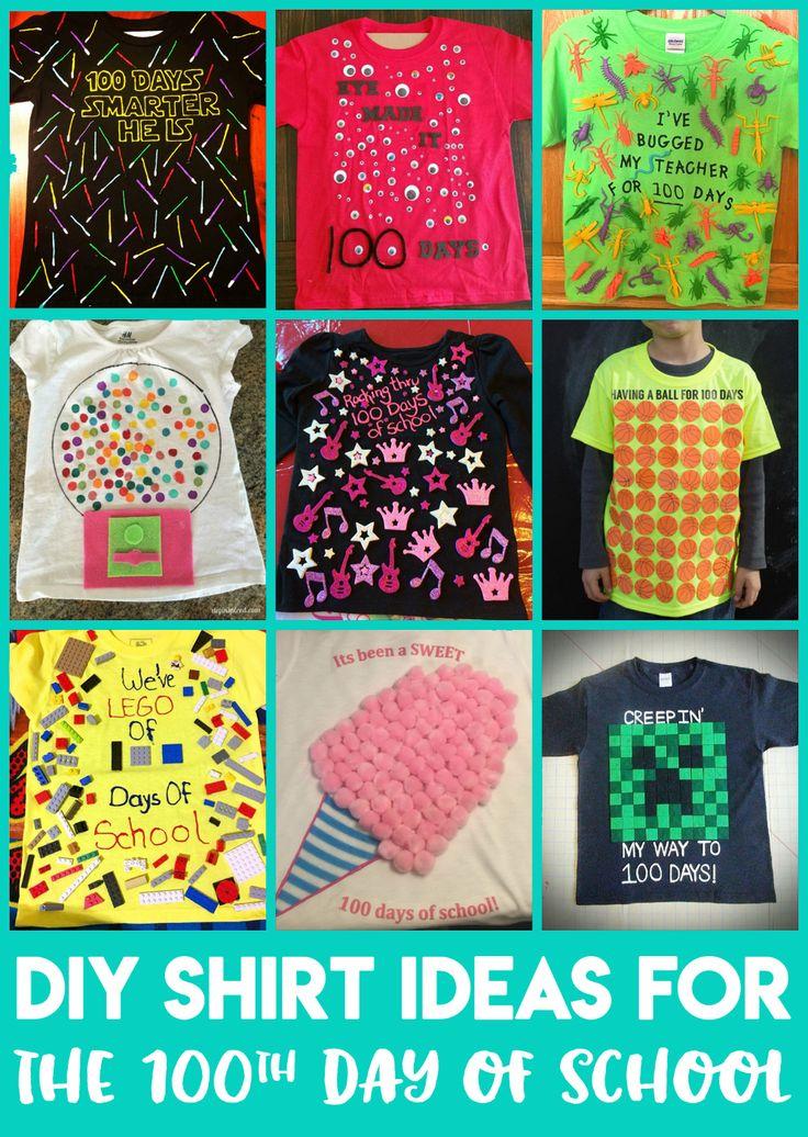 Childs-100-days-of-school-shirt-featuring-colorful-handprints