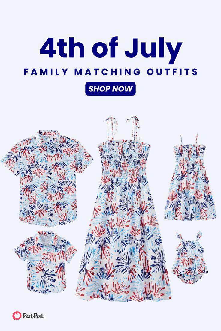 4th of July Family Matching Shirts