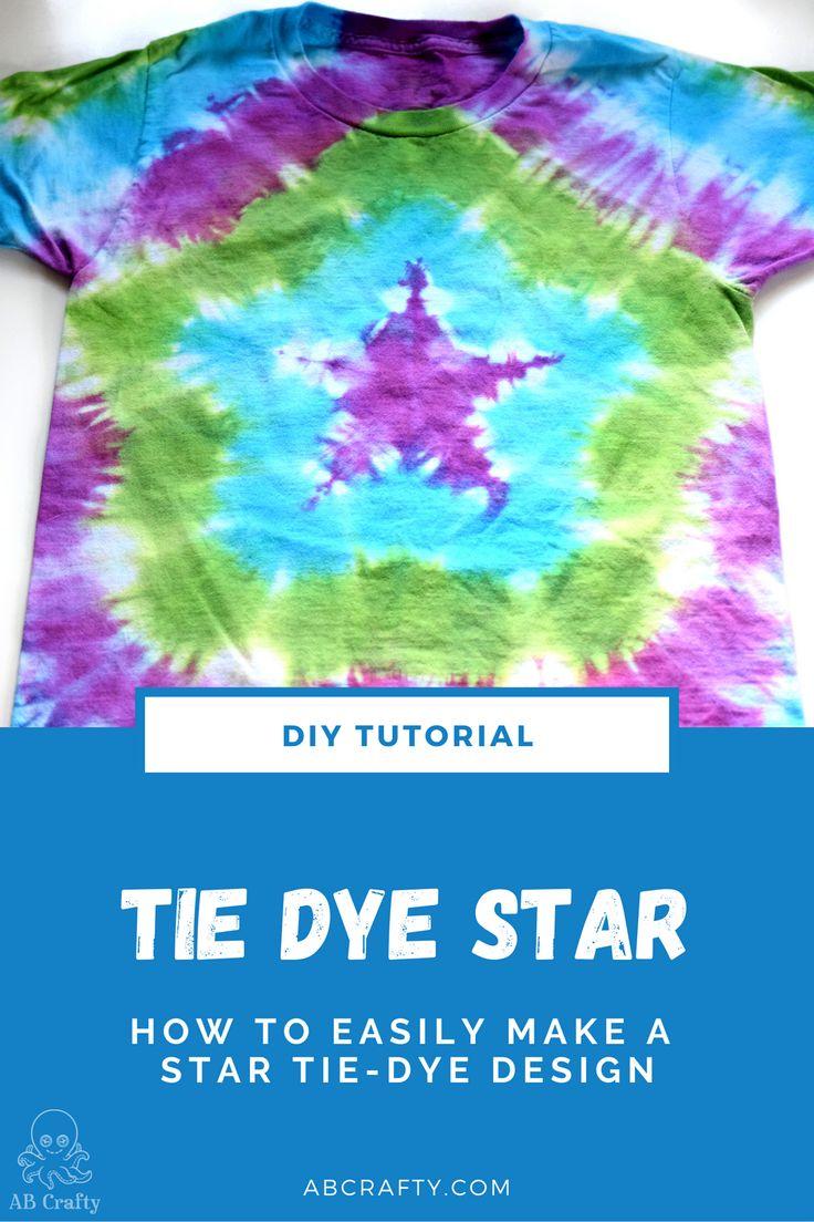 4th of July Reverse Tie Dye Shirt with Star Design