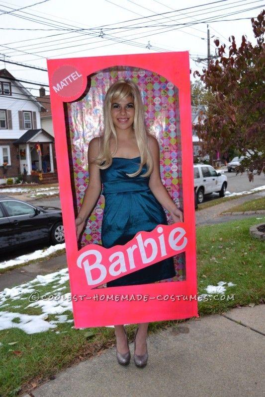 Adult Barbie Box Halloween Costume Woman
