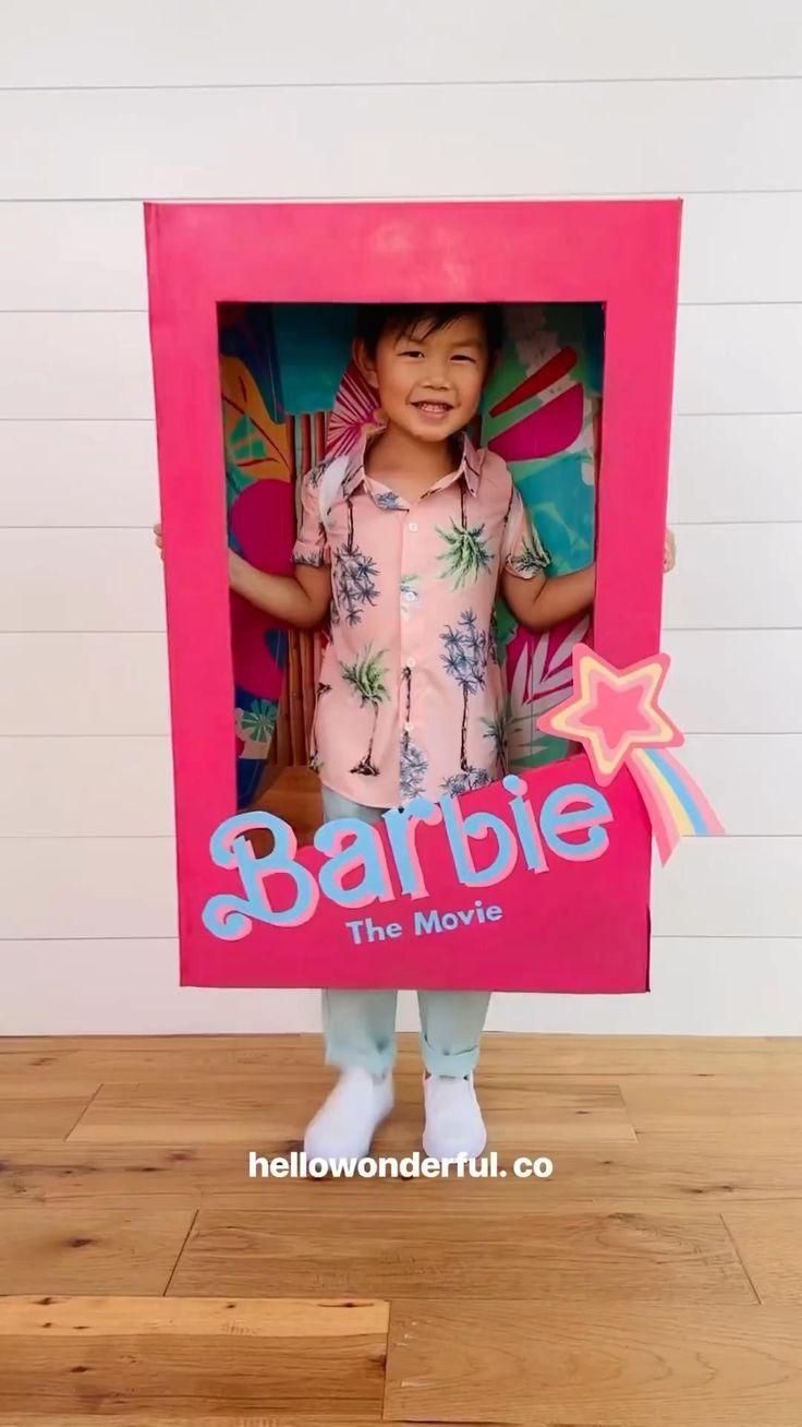 Adult Barbie Doll Box Costume DIY