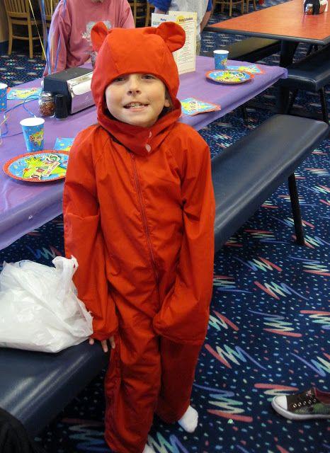 Adult Bear Halloween Costume: Man with Friendly Bear Suit