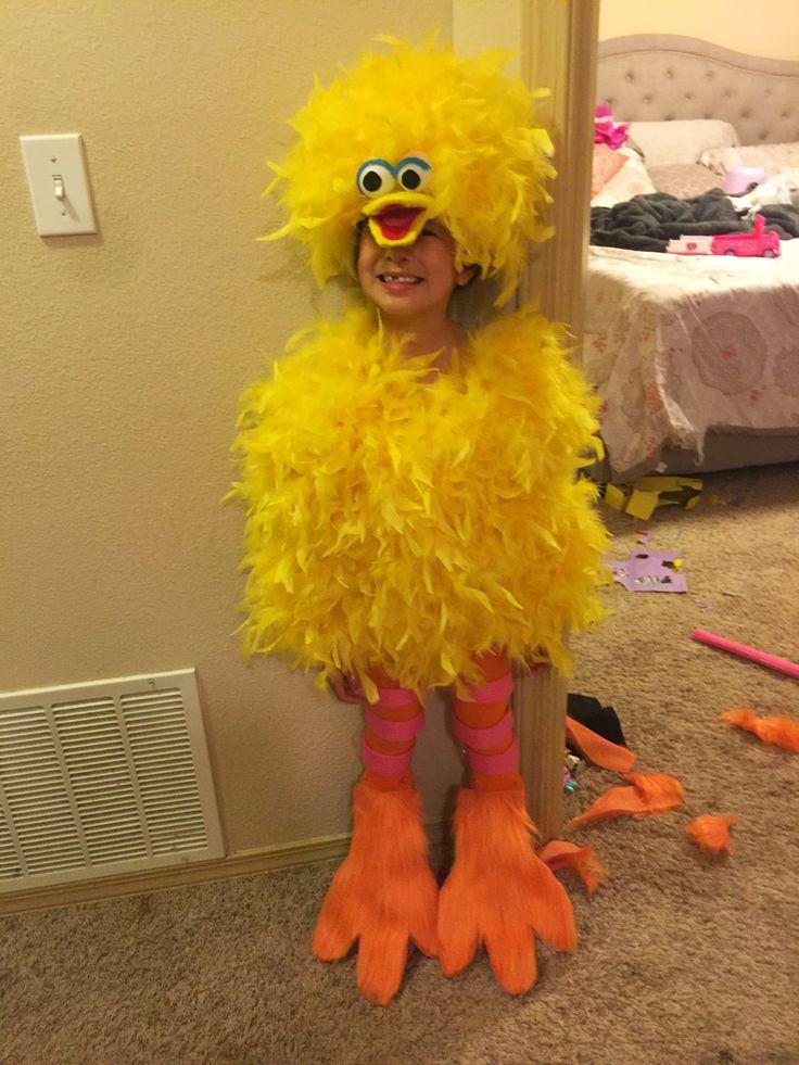 DIY Big Bird Halloween Costume