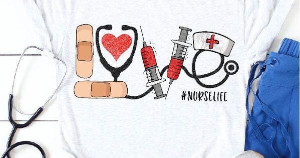 American Flag Stethoscope Nurse Shirt Design