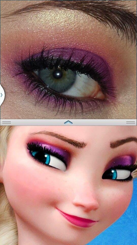 Anna Frozen Halloween Costume Makeup