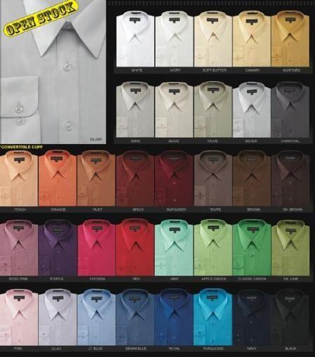 Aviator Van Heusen shirts in different colors