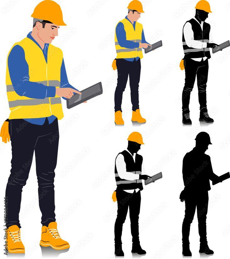 Diverse construction worker t-shirt options