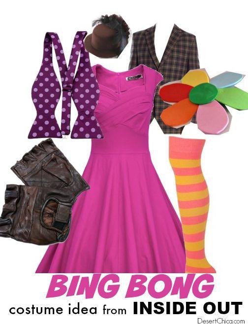 Bing Bong Costume Variations