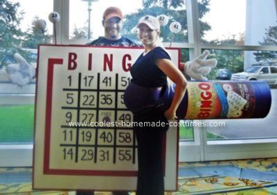 Bingo Card Halloween Costume DIY Idea