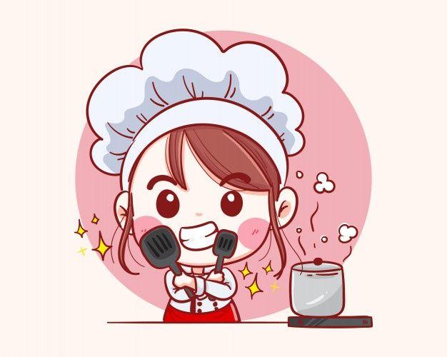 Chef Cooking Happy Smile