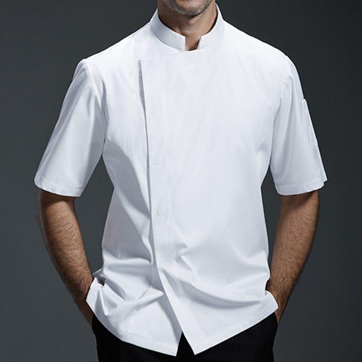 Chef Shirt White Cotton Breathable