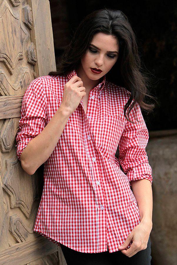 Chef Works Gingham Shirt Fabric