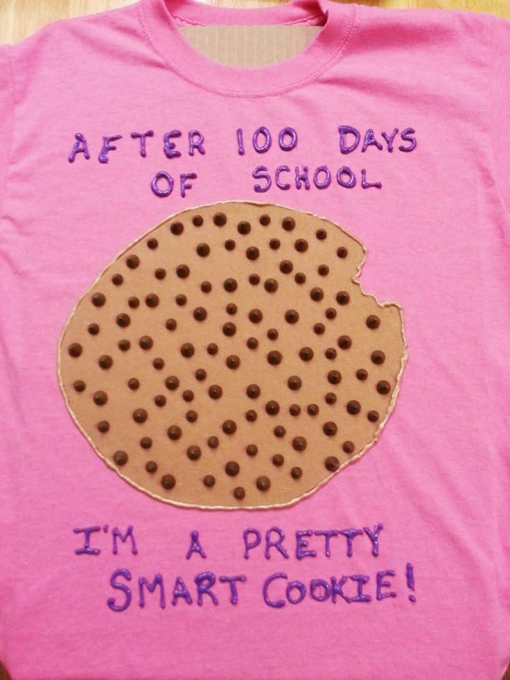 Child Proudly Showing 100 Days School Shirt