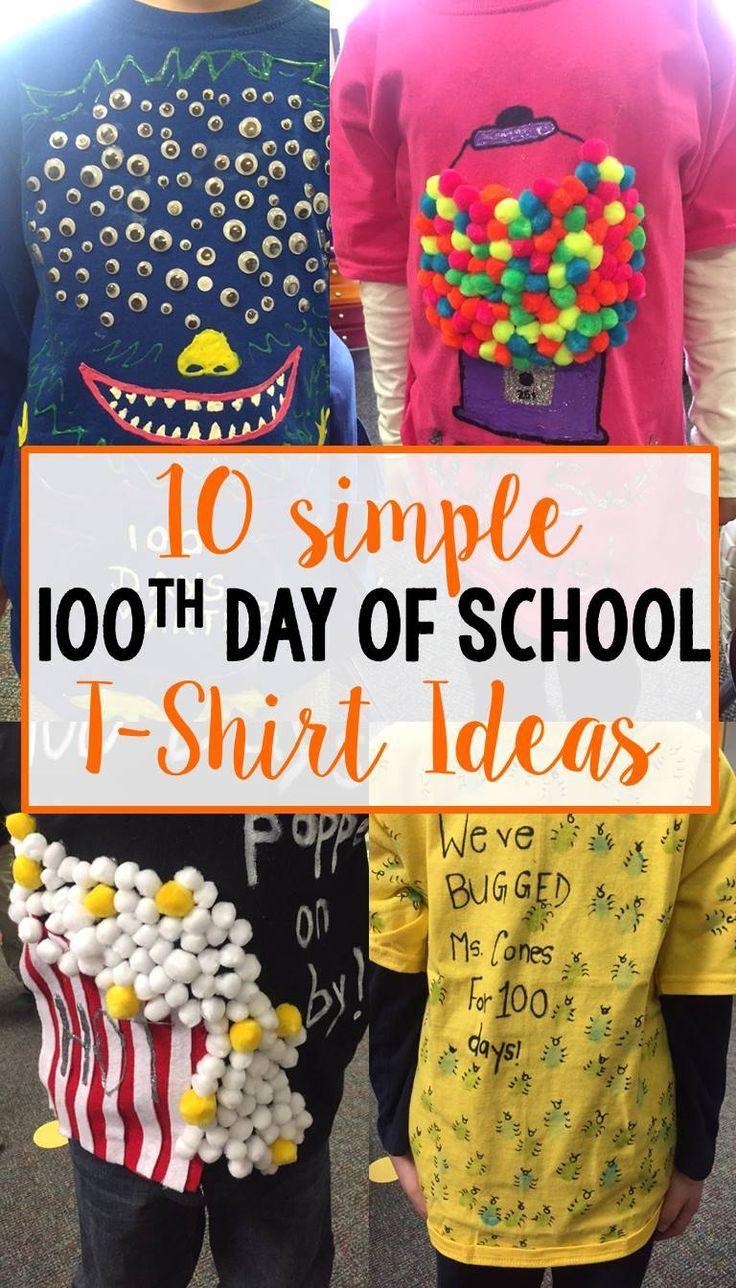 child 100 day school shirt