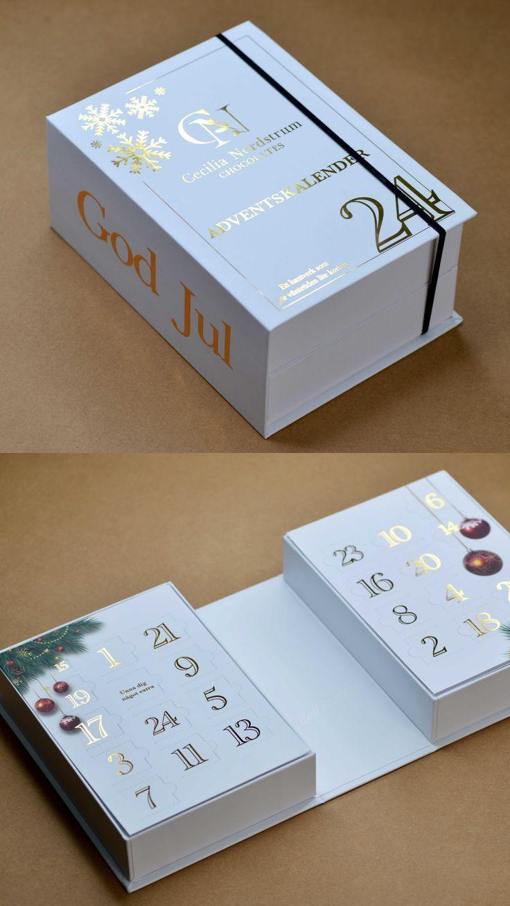 Advent Calendar with Chocolate Assortment of Flavors