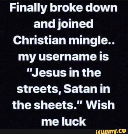 Christian Mingle T-Shirt Design