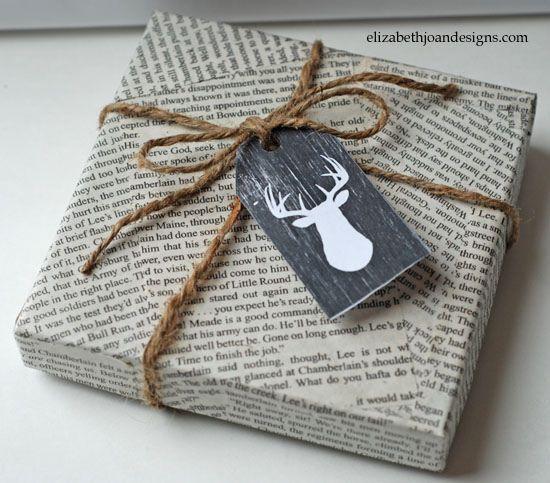Beautifully Wrapped Christmas Gift for Dad-to-Be