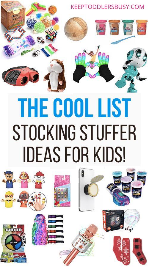 christmas stocking with toddler toys