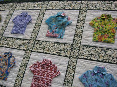 Selection of colorful Hawaiian shirts with various patterns