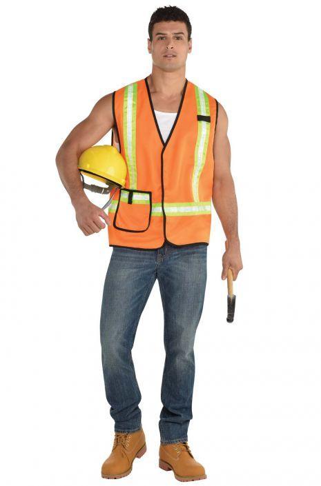 construction worker in hi vis sweatshirt
