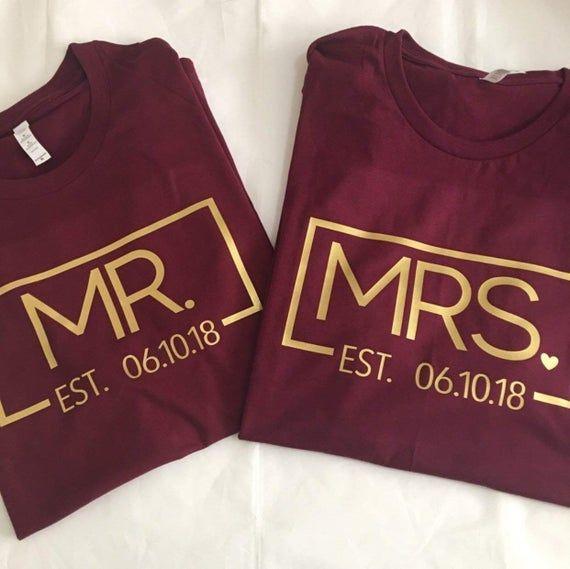 Couple designing custom t-shirts online