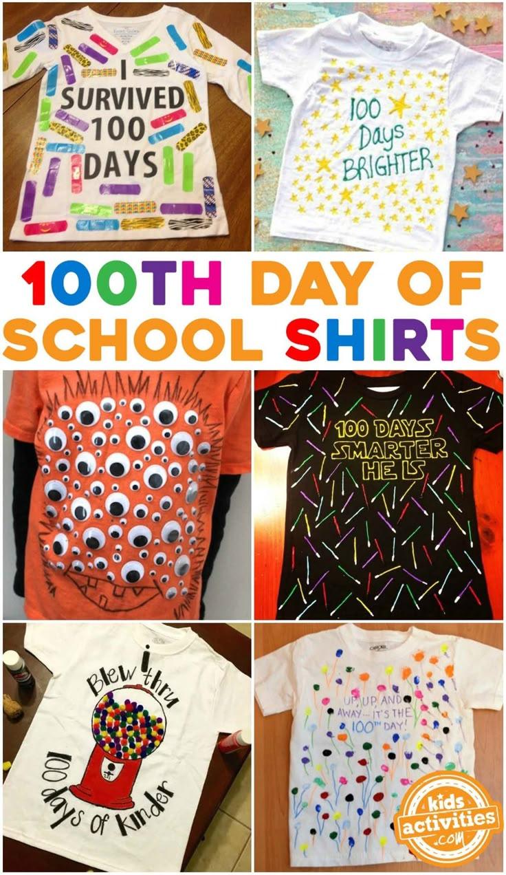 Cute 100 Days of School Shirt Girl