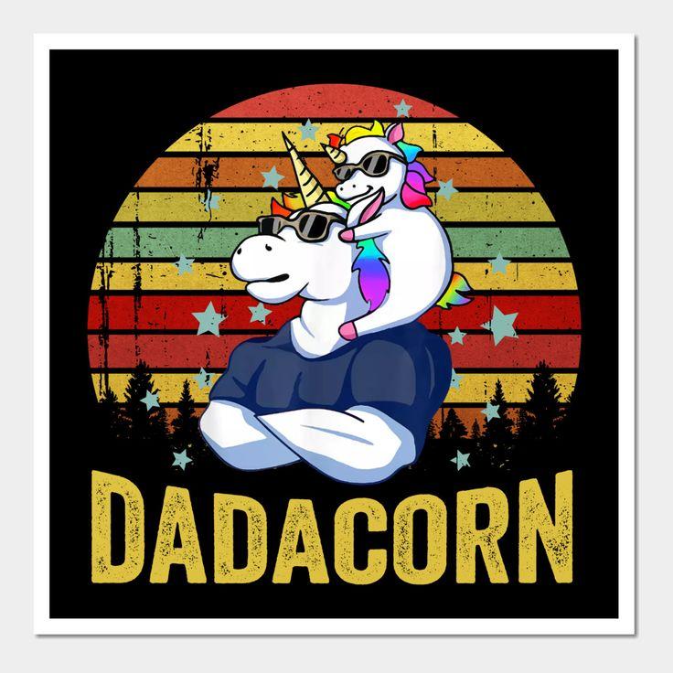 Dadacorn T Shirt Father Day