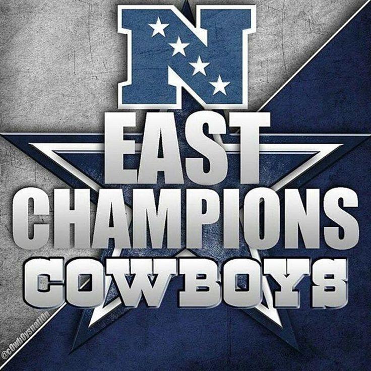Dallas Cowboys NFC East Champions shirts on display at team store