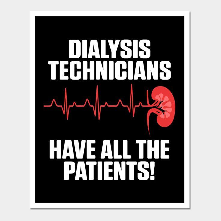 Dialysis Nurse T-Shirt with Heart Design