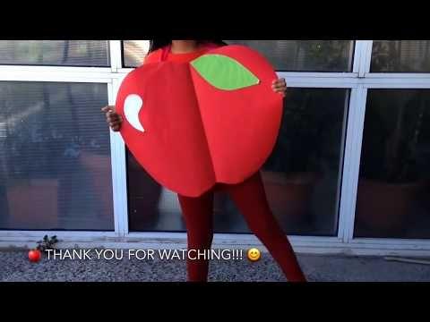 DIY Adult Apple Costume Instructions