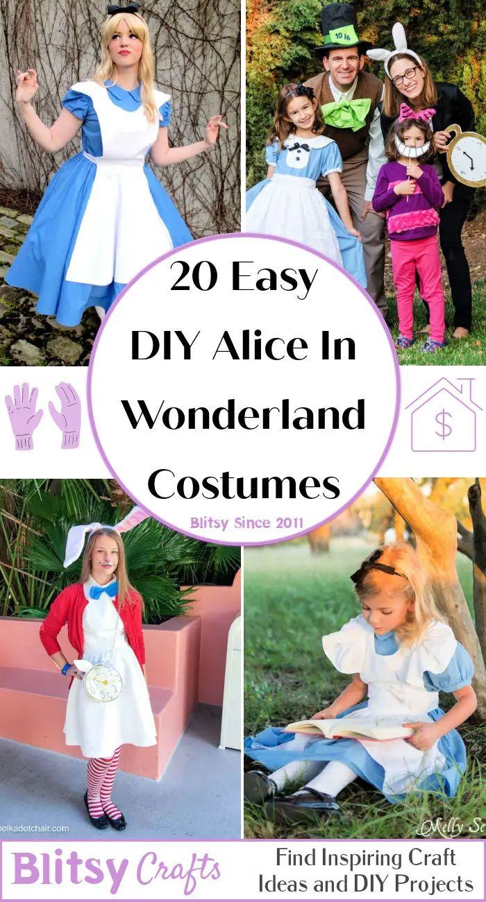 DIY Alice in Wonderland Halloween Costume
