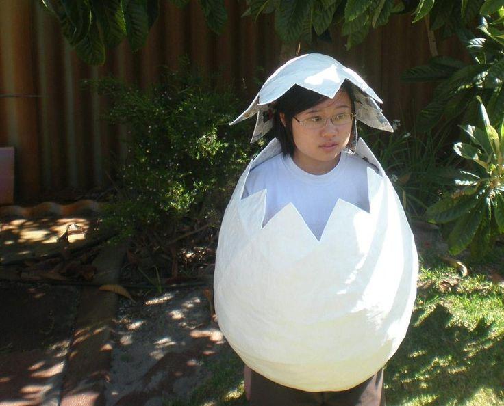 DIY Egg Halloween Costume
