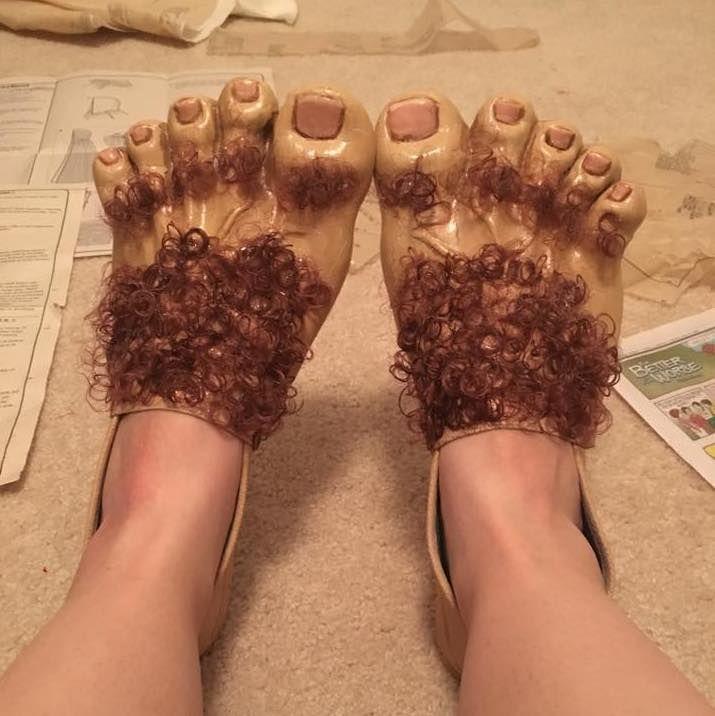 DIY Bigfoot Costume Progress