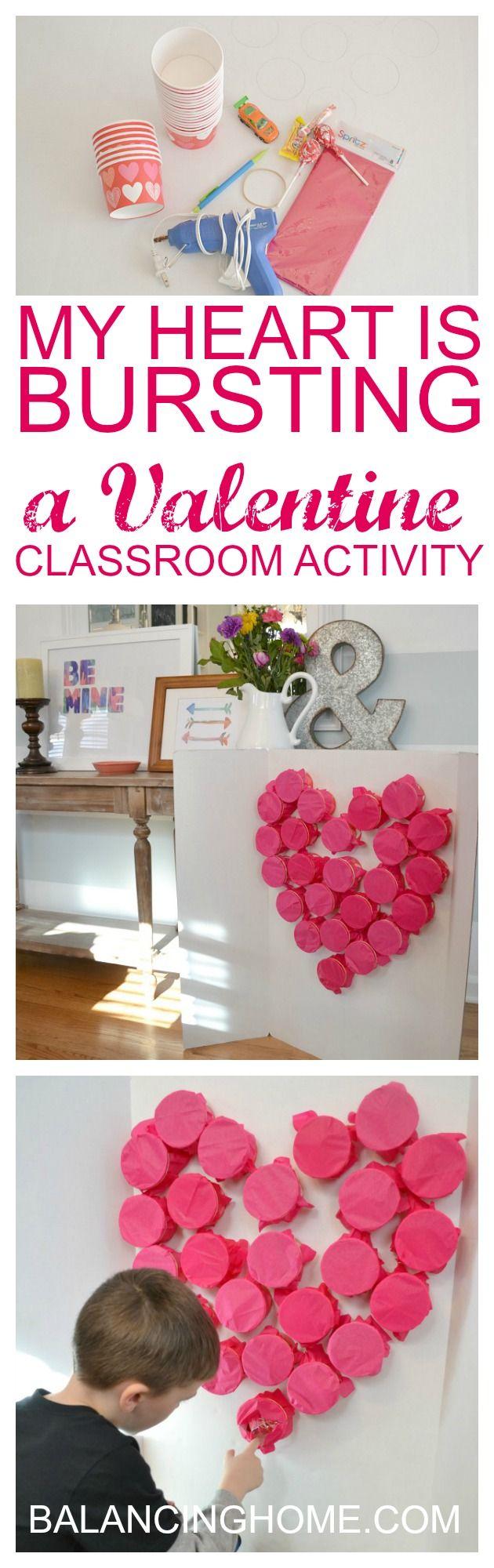 Exploding Heart Valentine's Card