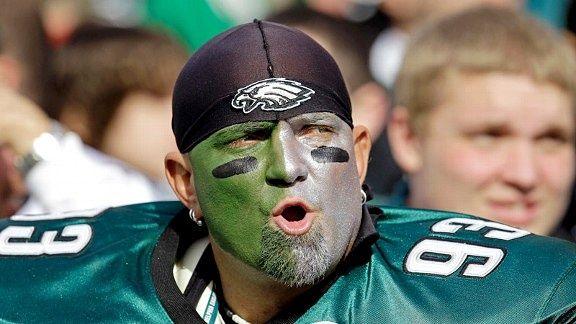 Eagles Fan Wearing Philadelphia Eagles NFC East Champions Shirt