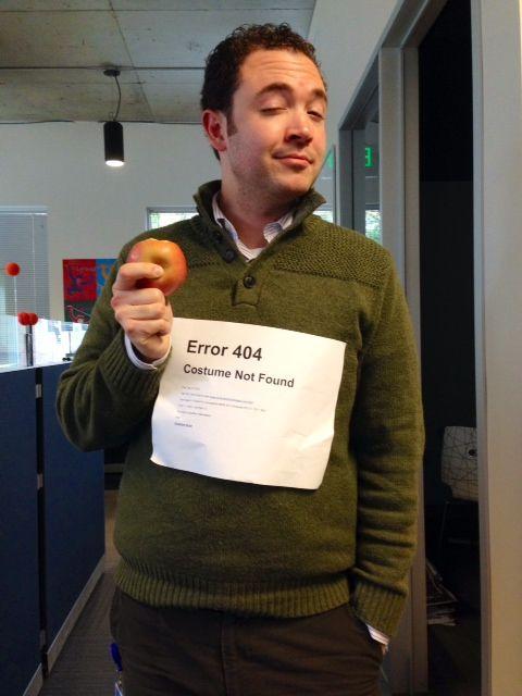 Error 404 Halloween Costume