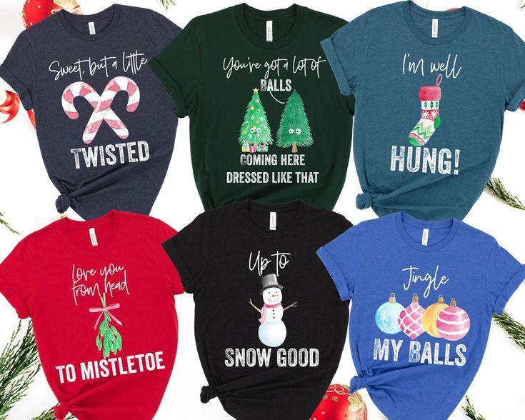 Matching Santa Family Christmas Shirts