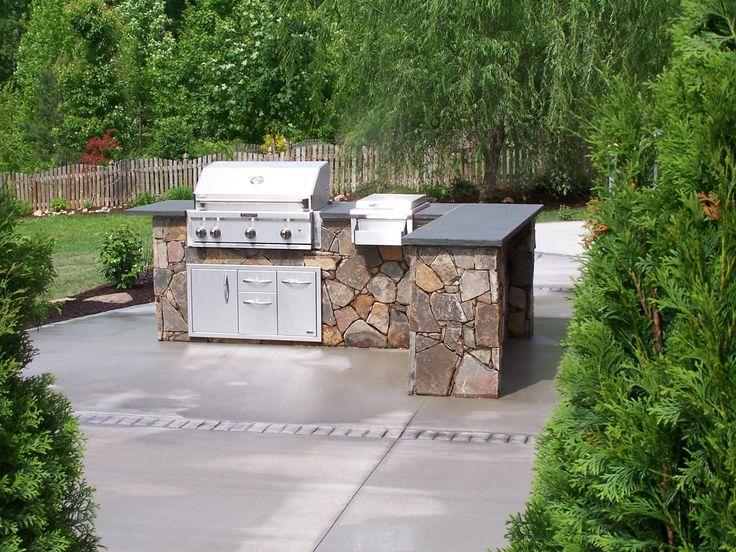 Father Grilling Backyard