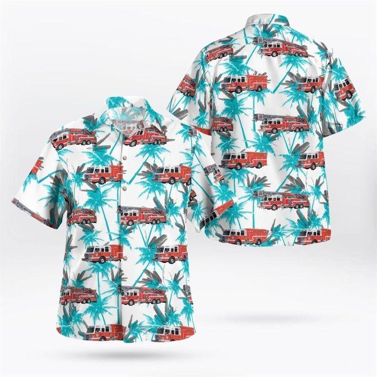 Firefighter Hawaiian Shirt with Aloha Spirit