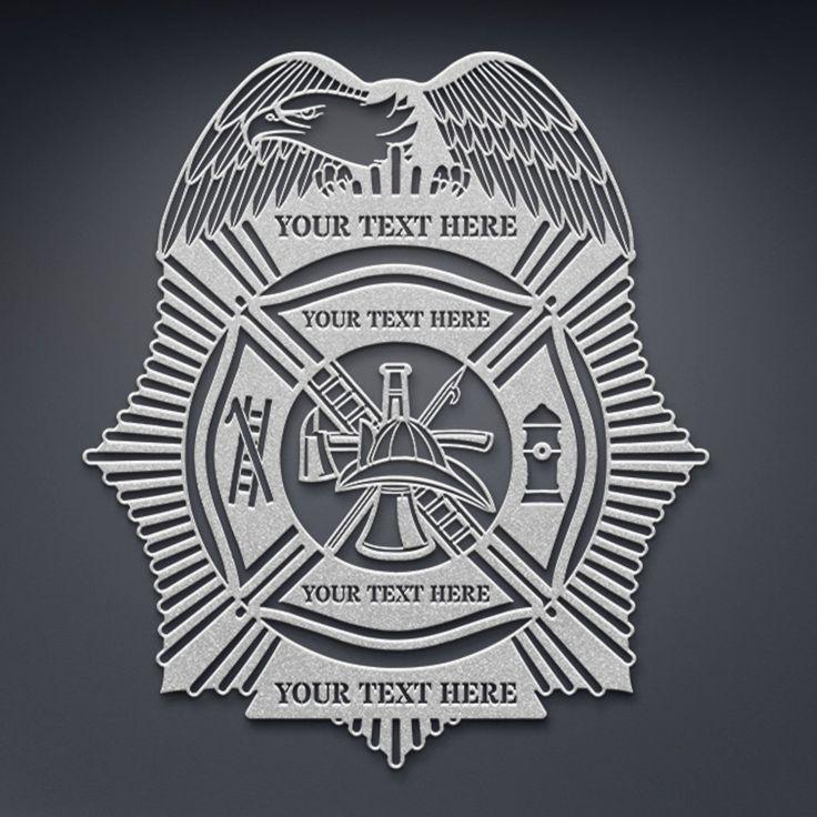 Personalized Firefighter Shirt with Maltese Cross