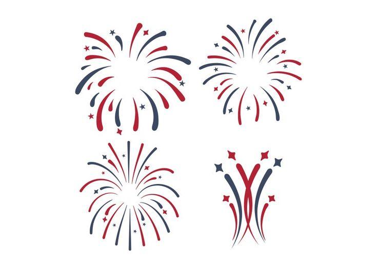 Fourth of July Fireworks SVG