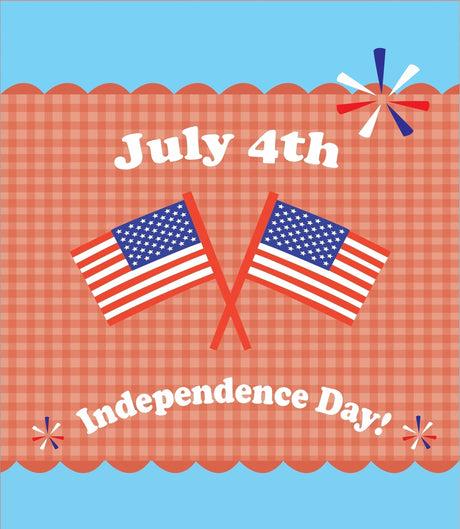4th of july shirt featuring american flag design