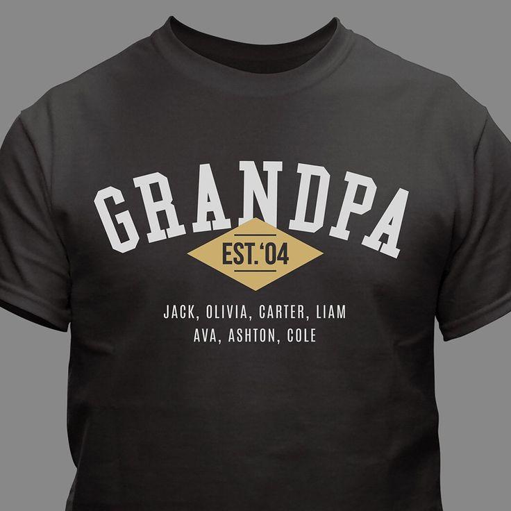 Grandpa Est. Year T-shirt