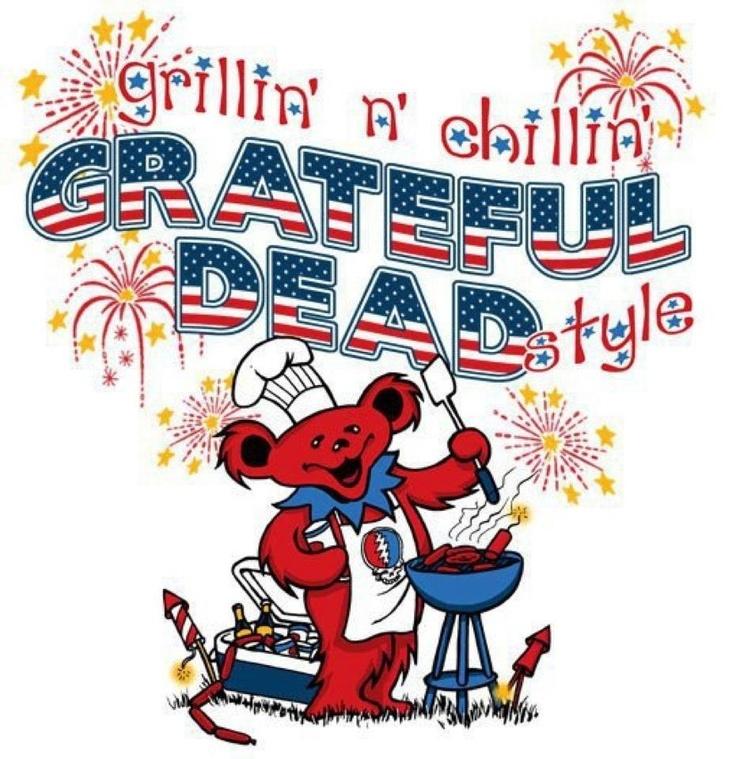 Grateful Dead Dancing Bears Fireworks Shirt