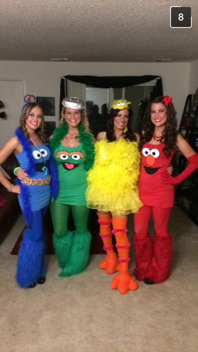 Big Bird Group Halloween Costume Idea