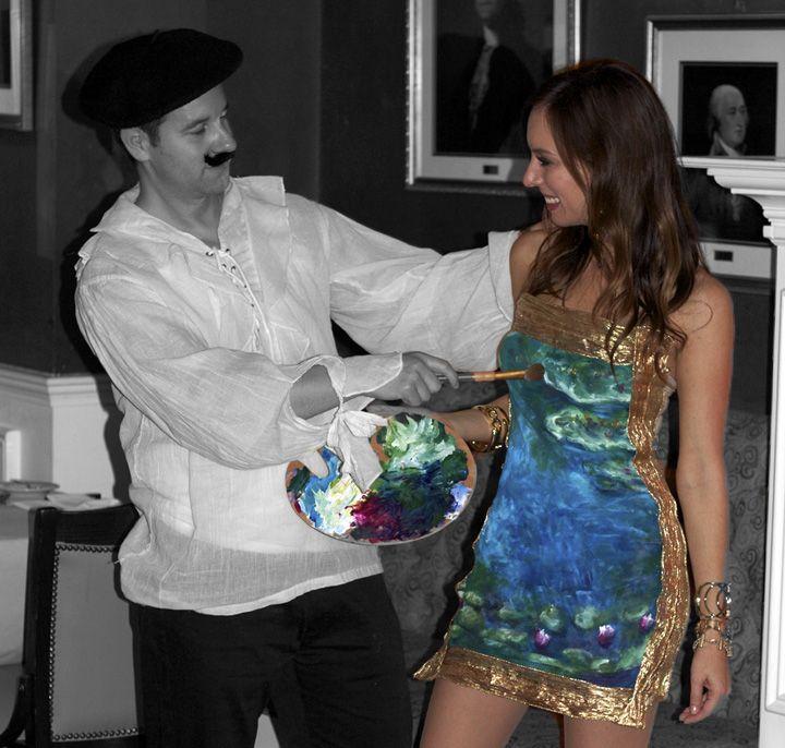 halloween costume inspired by monet
