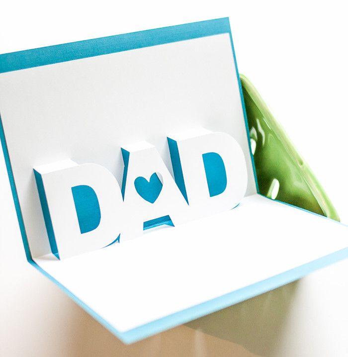 Handmade Father's Day Card with Heartfelt Message