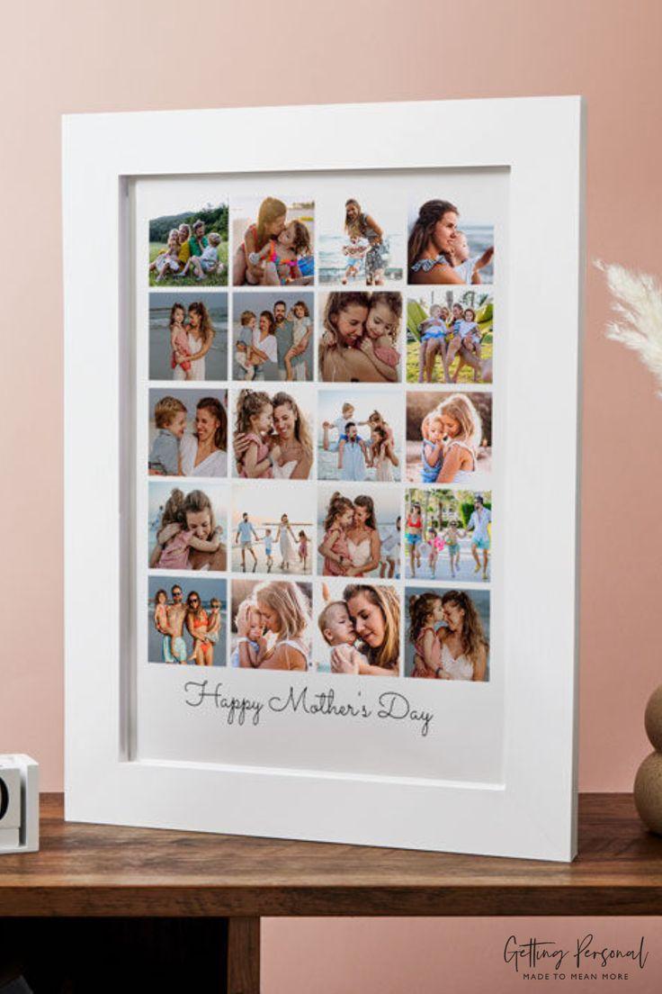Happy Mum Receiving Personalised Gifts