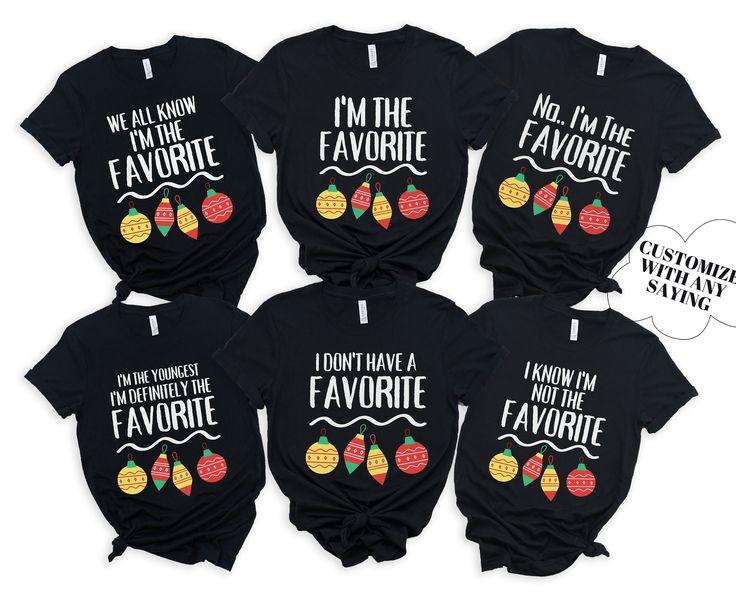 Matching Sibling Christmas Shirts Funny