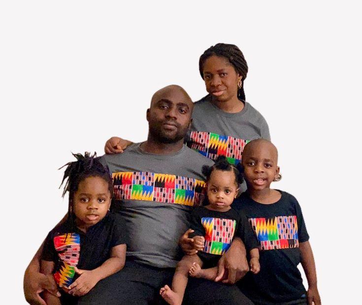 Matching Thanksgiving Shirts Family Portrait